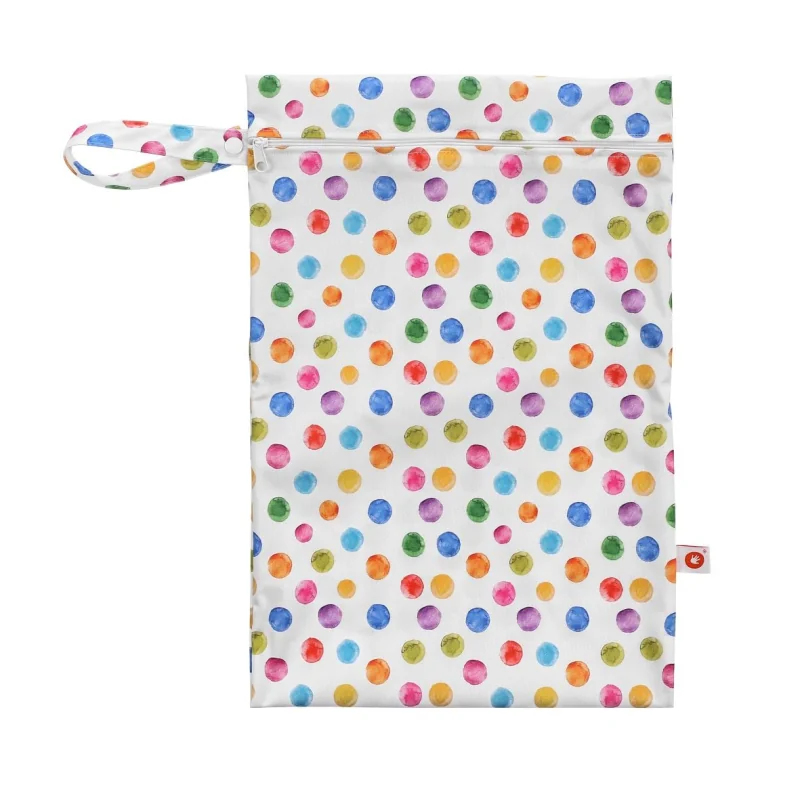 Kids Euroswan nepremokavé vrecko na plienky, veľkosť M, Watercolour Polka Dots