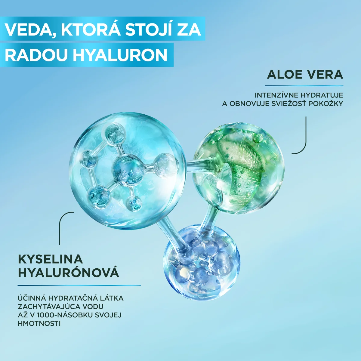Garnier Skin Naturals upokojujúci čistiaci krém s kyselinou hyalurónovou a aloe vera 1×250 ml, čistiaci krém