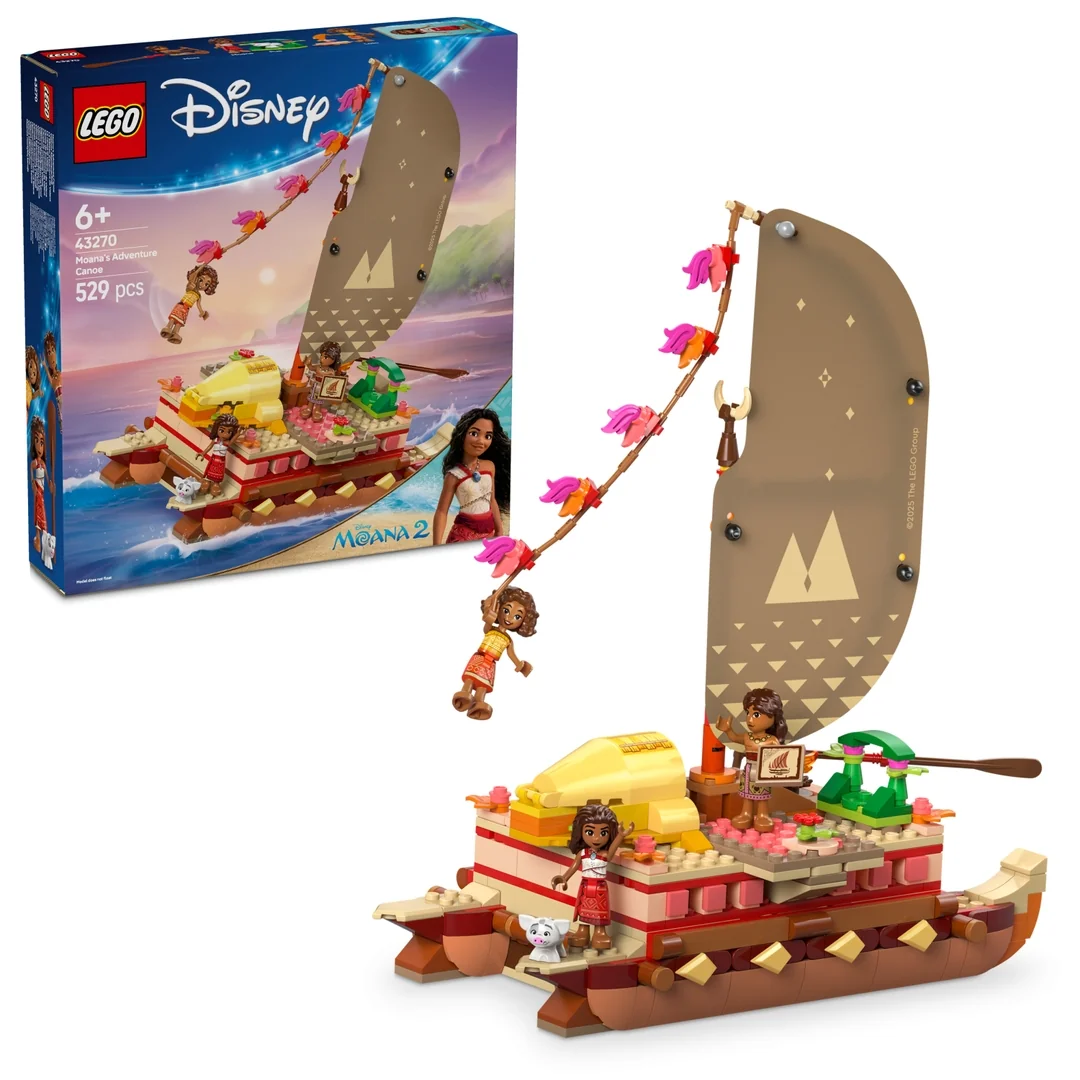 LEGO® Disney™ 43270 Vaiana a dobrodružstvo na kanoe