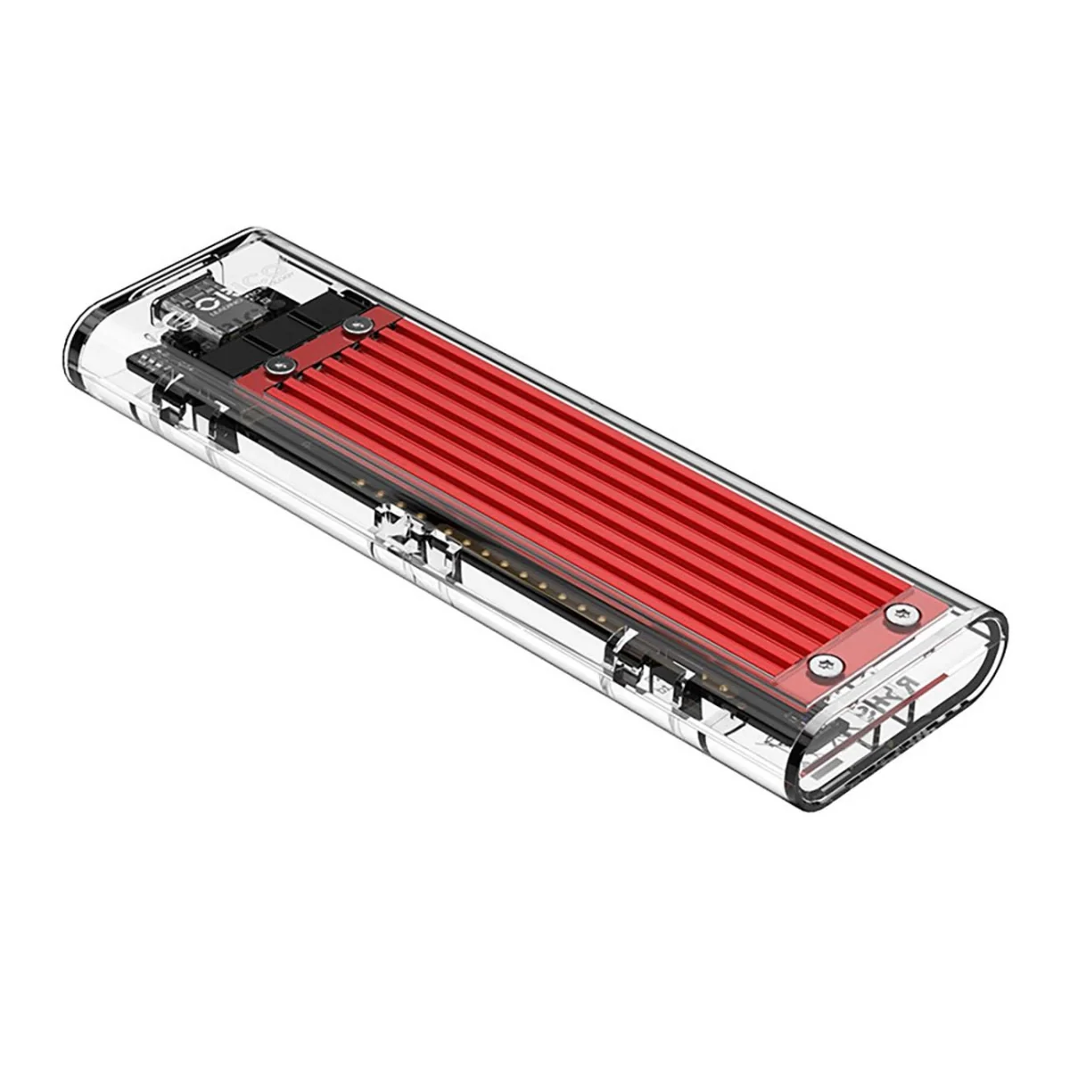 Orico TCM2-C3 externý box pre M.2 NVMe SSD USB-C, červený