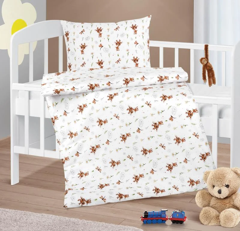 Detské obliečky AGÁTA 90/072 srnček 90x135,45x60 1×1 ks, obliečky