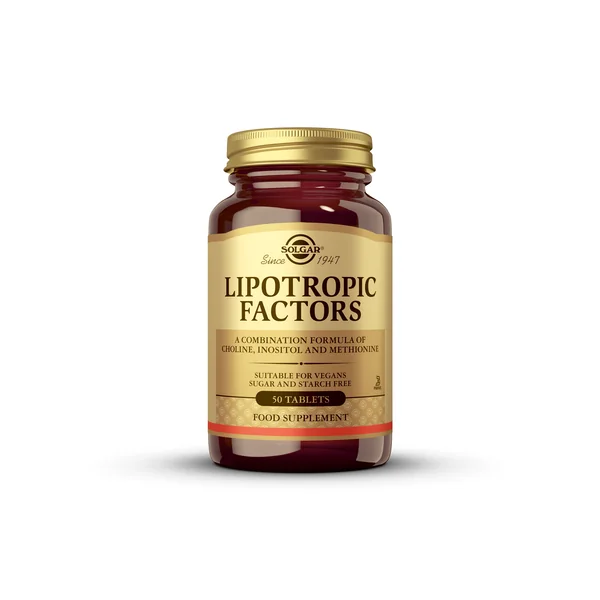 Solgar Lipotropné faktory 1×50 tbl, výživový doplnok