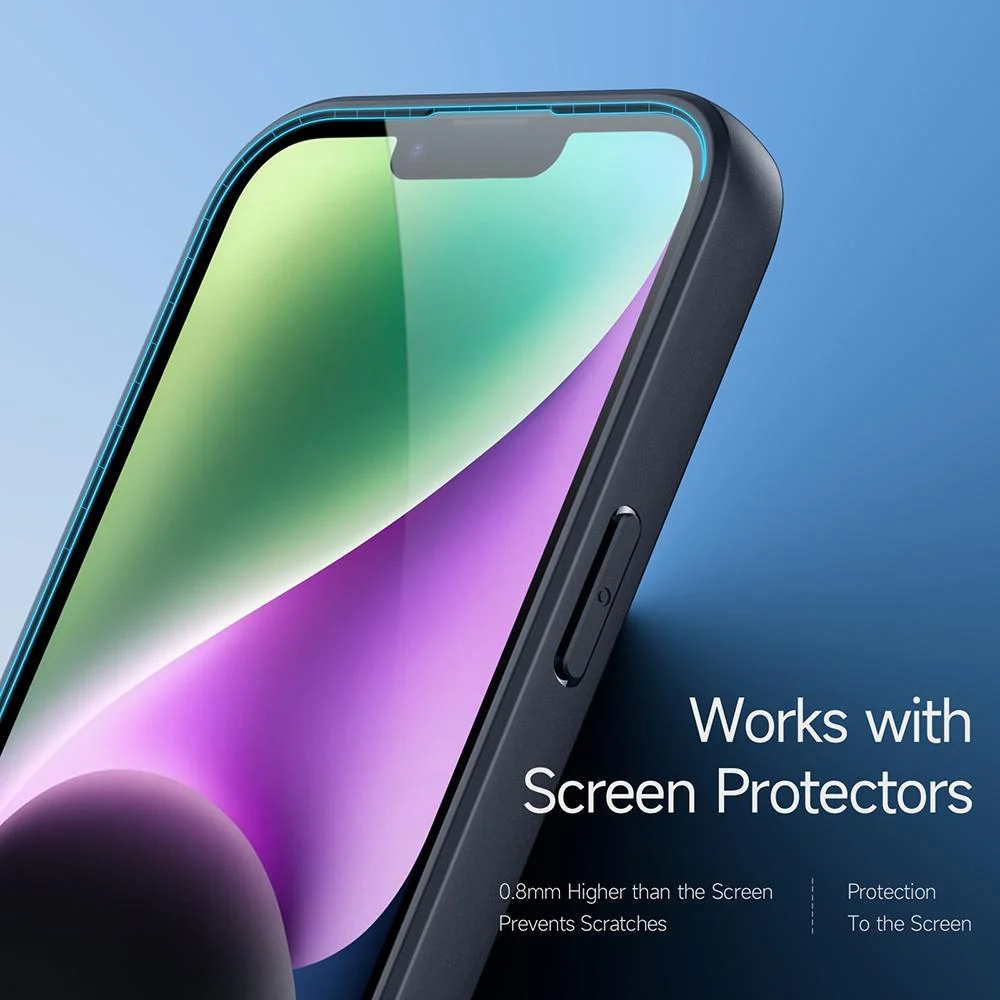 Ochranné puzdro pre iPhone 15 - Čierna Originálny dizajn, anti-šokové