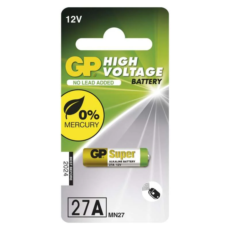 GP alkalická špeciálna batéria 27AF 1×1 ks, batéria