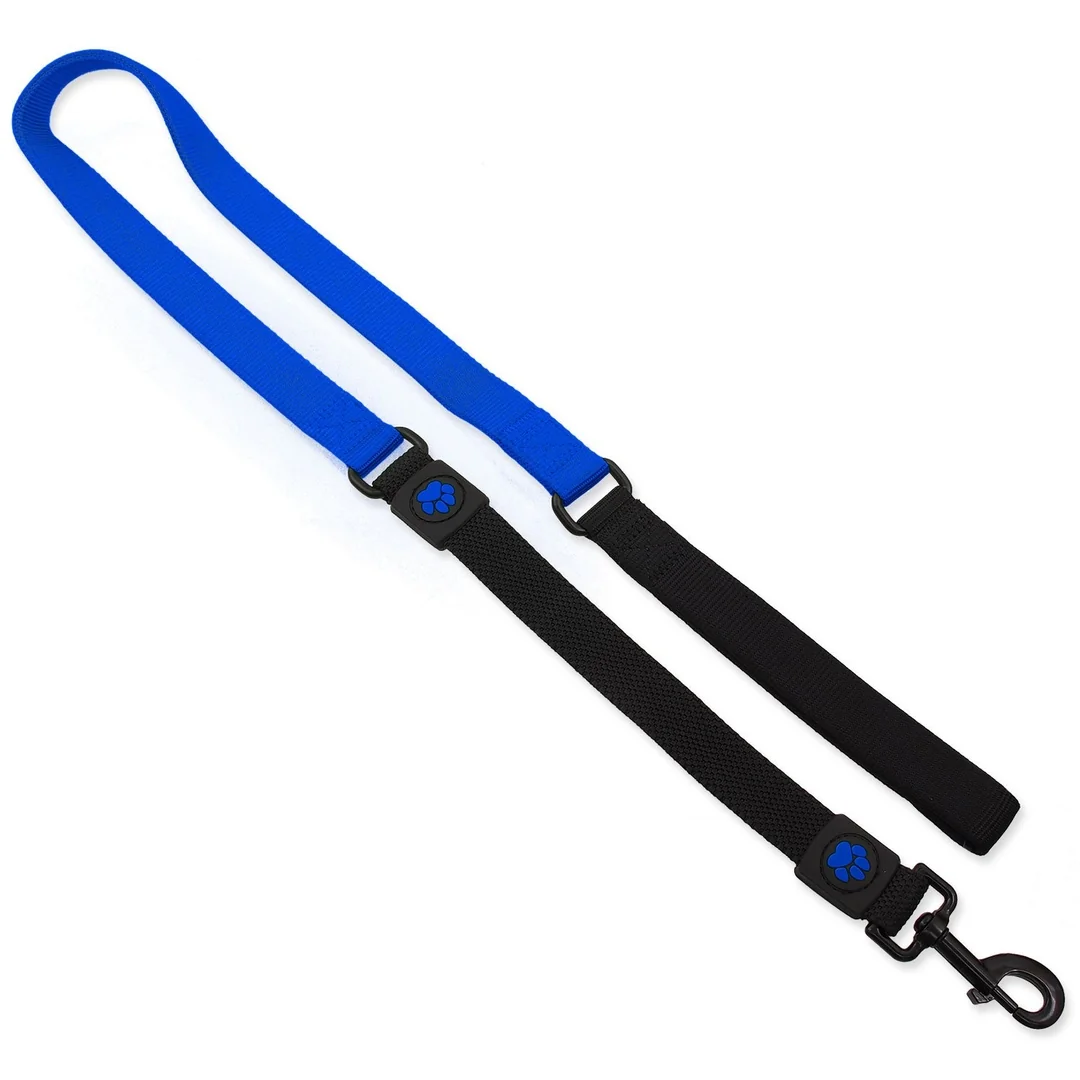 Vodítko Active Dog Bungee Neoprene M modré 2x120cm