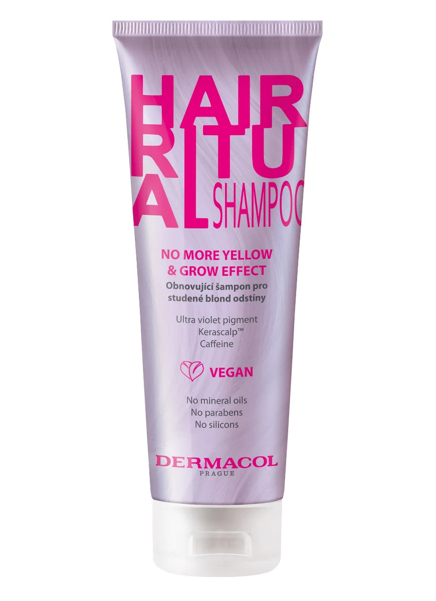 Dermacol HAIR RITUAL Šampón pre studené blond odtiene 1×250 ml, šampón