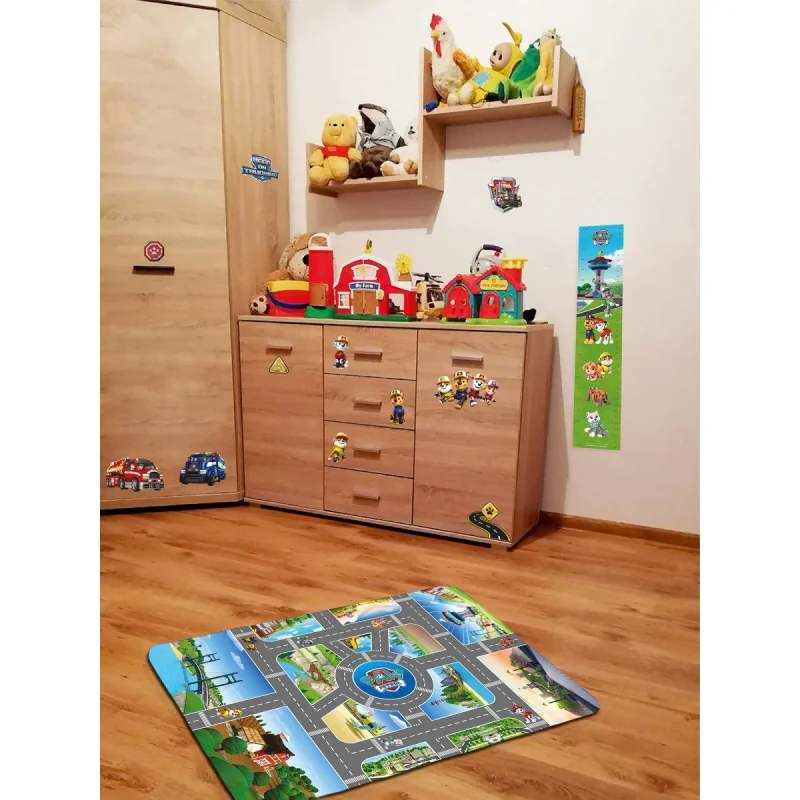 Nickelodeon Ultramäkký koberec Paw Patrol Mesto 100x150 cm