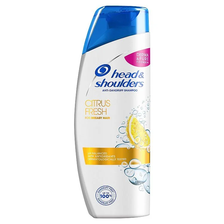 H&S S Citrus fresh 1×540 ml, šampón proti lupinám a svrbeniu