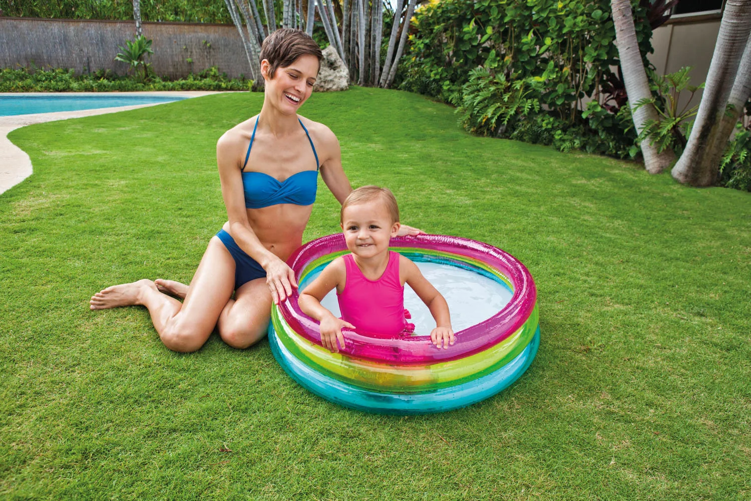 Bazén INTEX 57104 Ø86x25cm farebný