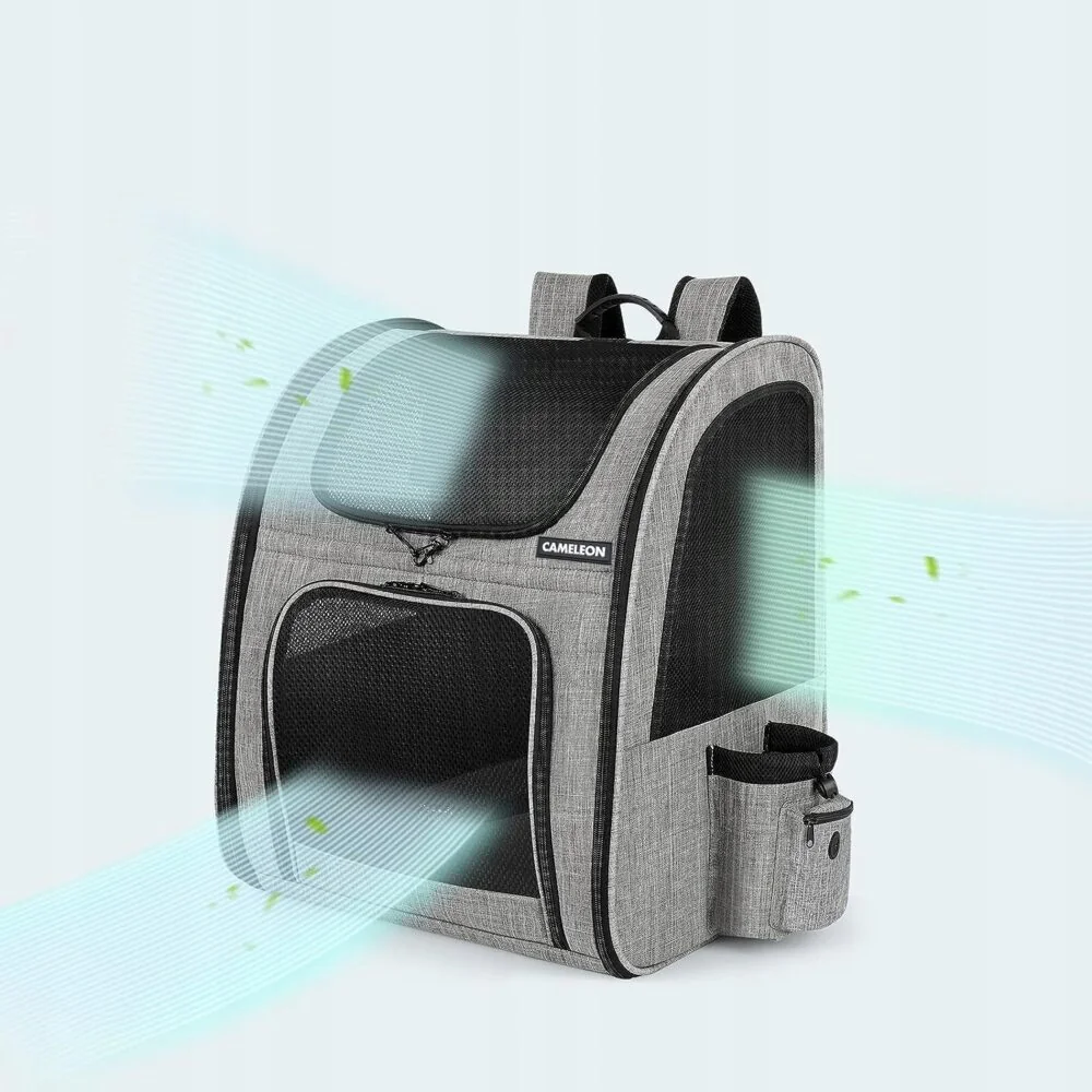 MG Animal Backpack V2 prepravná taška pre psy a mačky, sivá