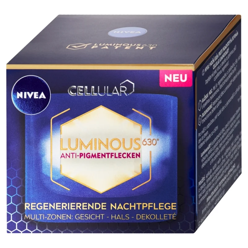 NIVEA Cellular Luminous630 Nočný krém proti pigmentovým škvrnám 50 ml