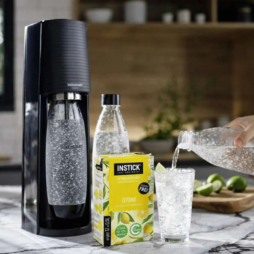 TOP balíček  ovocných príchutí do sodastreamu. Veľkosť M bez cukru 96 stickov na prípravu 48-96 lit nápoja bez cukru s vitamínom C