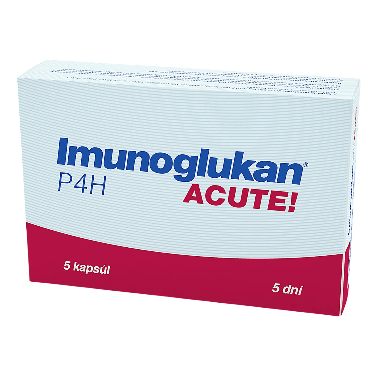 Imunoglukan P4H ACUTE! 1×5 cps, výživový doplnok