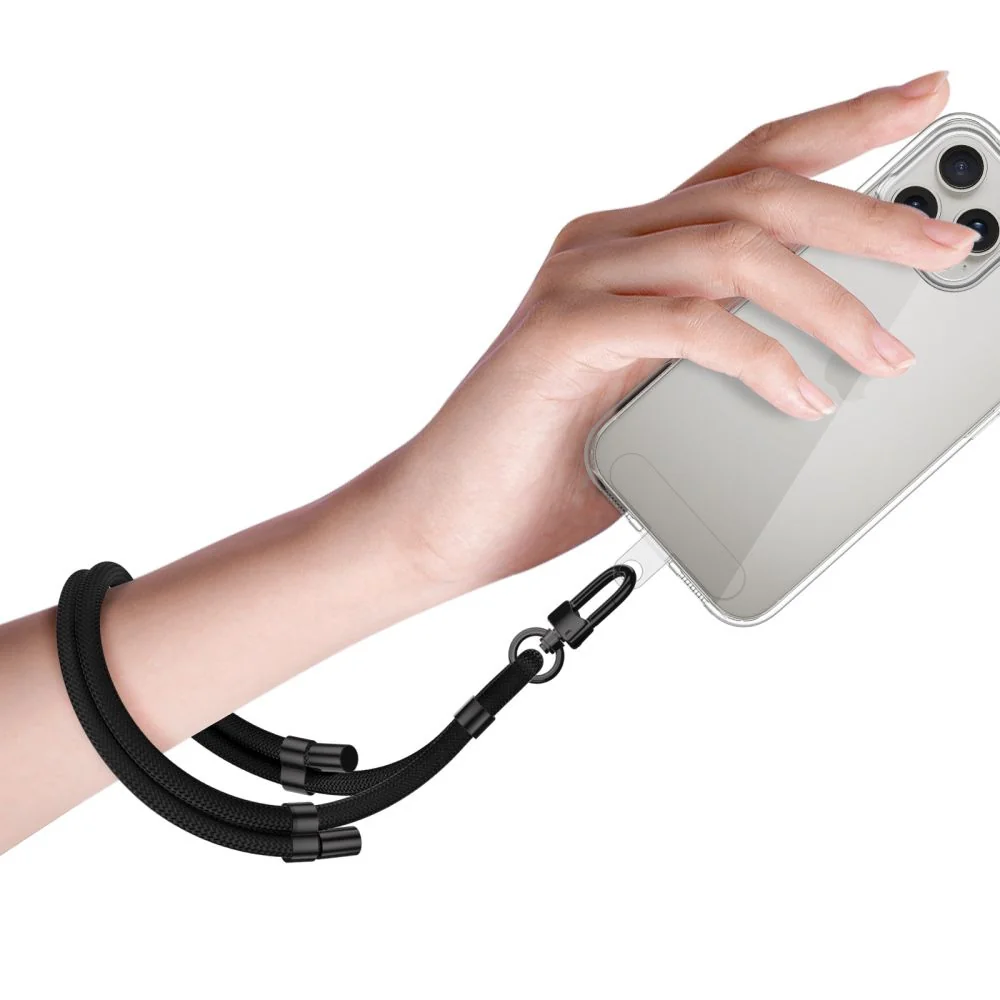Tech-Protect Wrist Strap šnúrka na mobil, čierna