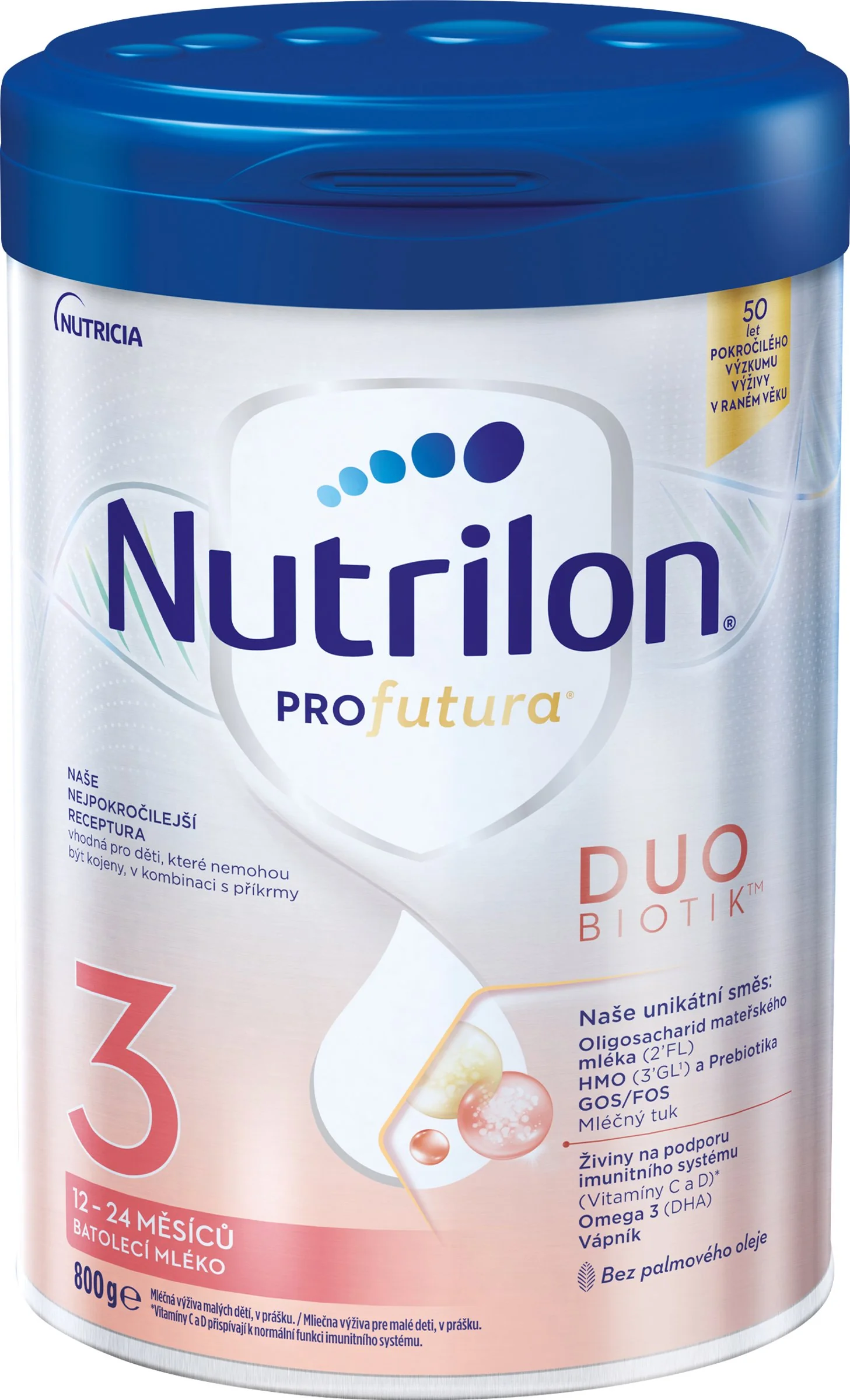 Nutrilon 3 Profutura Duobiotik 1×800 g, mliečna dojčenská výživa