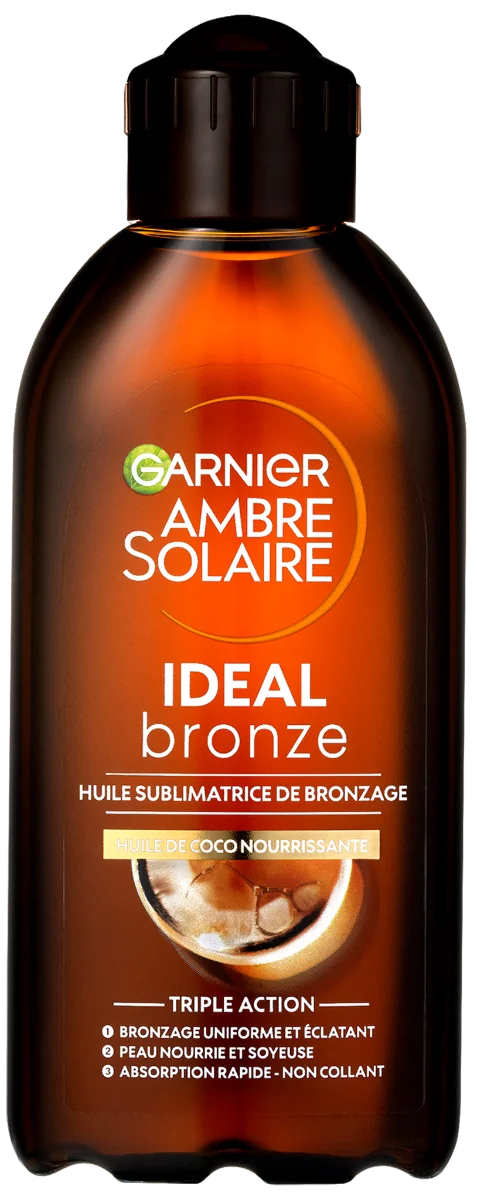 Garnier Ambre Solaire Coco Oil, vyživujúci olej na opálenú pokožku SPF 2, 200 ml 1×200 ml, vyživujúci olej