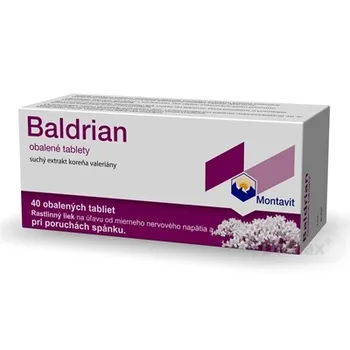 Baldrian 1×40 tbl, 300 mg, na poruchy spánku