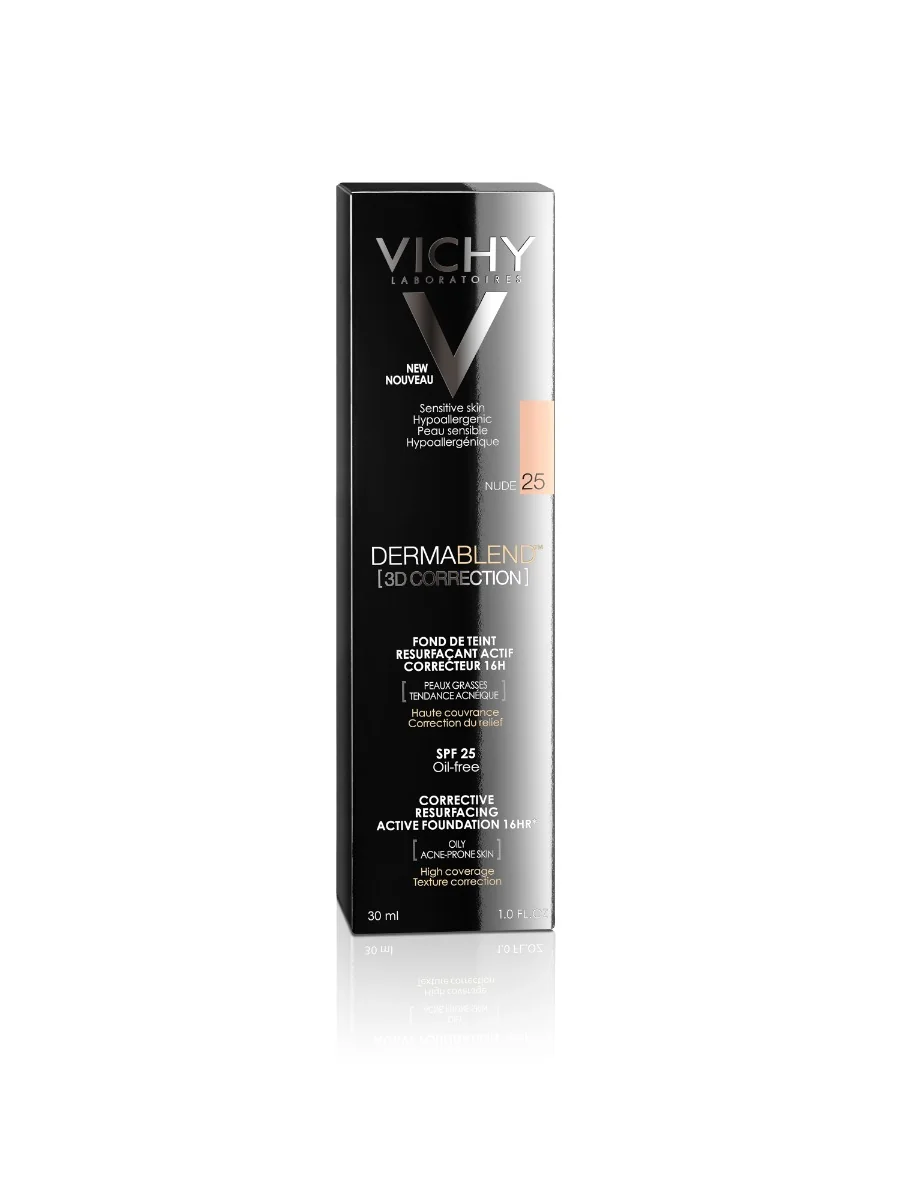 VICHY Dermablend 3D korekčný a vyhladzujúci make-up 25 30 ml 1×30 ml, korekčný make-up