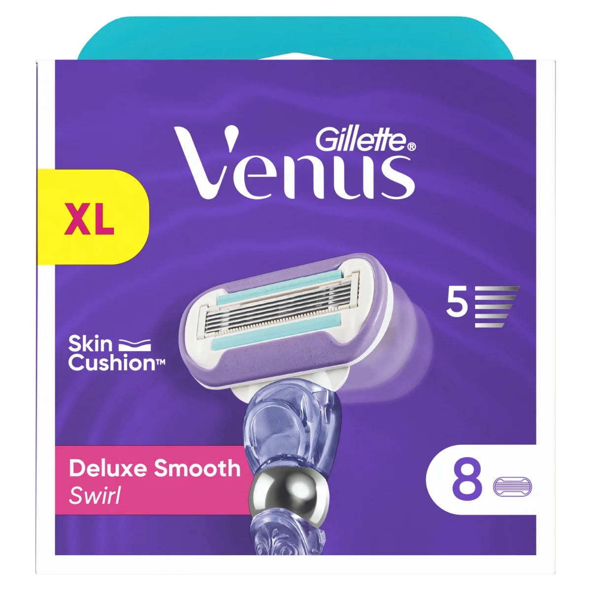 Gillette Venus Swirl Extra Smooth hlavica 8ks 1×8 ks, náhradne hlavice