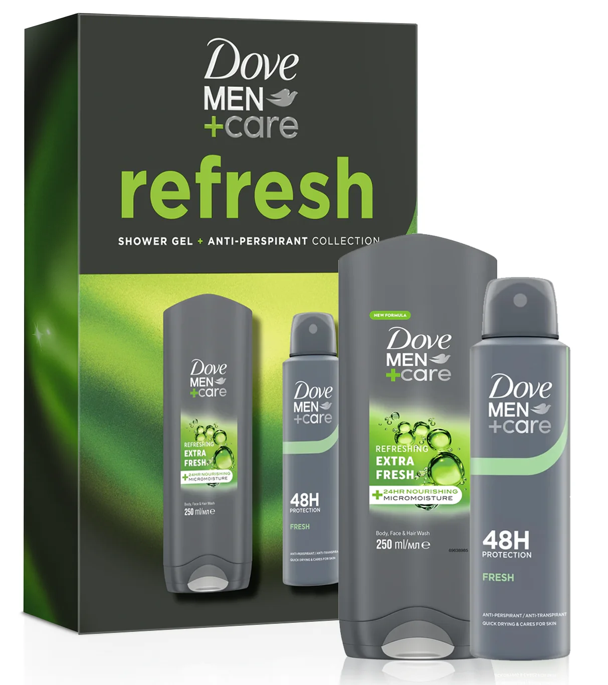 DOVE darčeková kazeta Extra Fresh