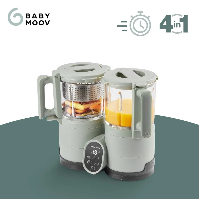 Babymoov multifunkčný prístroj Nutribaby Glass Celadon Green