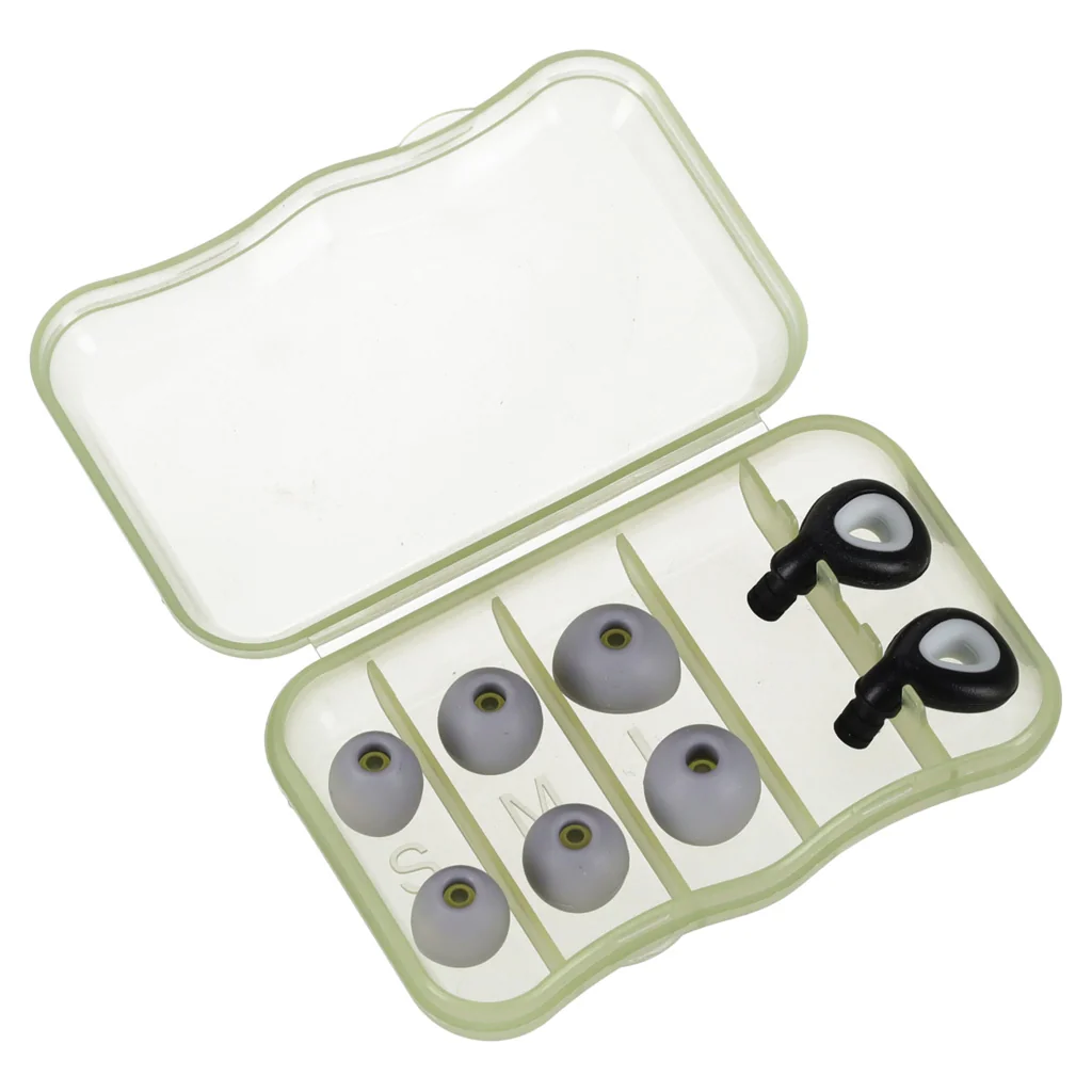 Silikónové štuple do uší 3 veľkosti – čierne