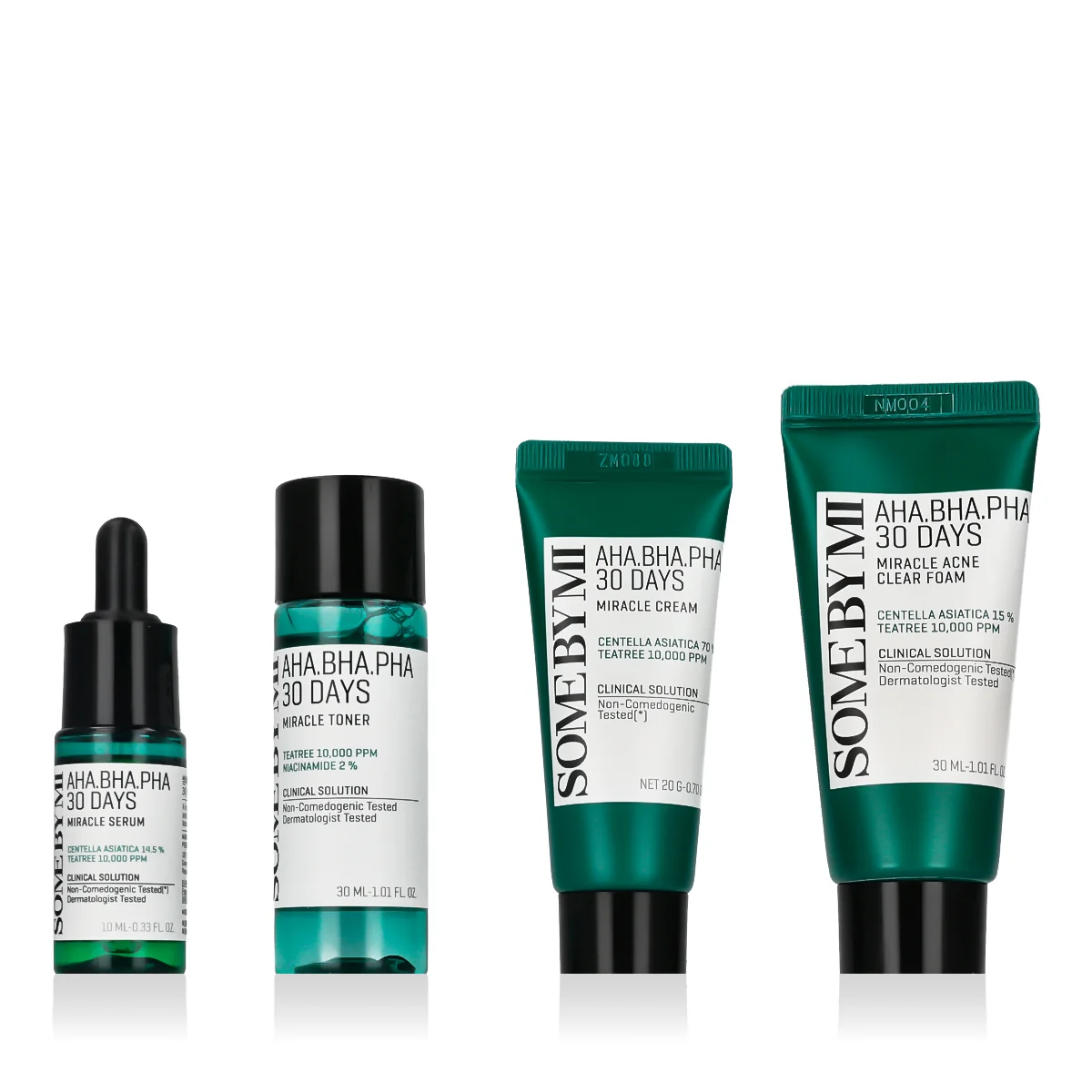 SOME BY MI AHA, BHA, PHA 30 Days Miracle AC SOS Kit Set pre problematickú pleť s AHA, BHA a PHA kyselinami