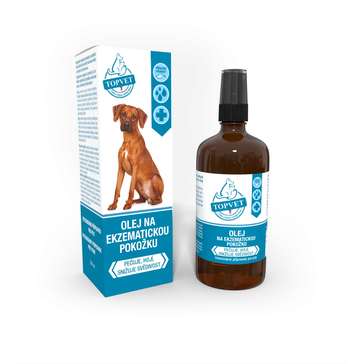 Olej na ekzematickú pokožku pre psov – 100 ml – Green idea