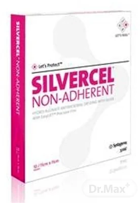 SILVERCEL hydroalginátový bakteriostatický obväz (11x11 cm) 1x10 ks