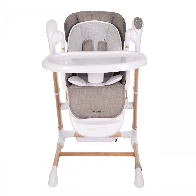 jedálenská stolička B-SWINGING CHAIR Pure White 2v1