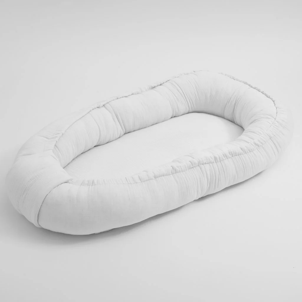 Mušelínové hniezdočko pre bábätko New Baby biela , 20C52099