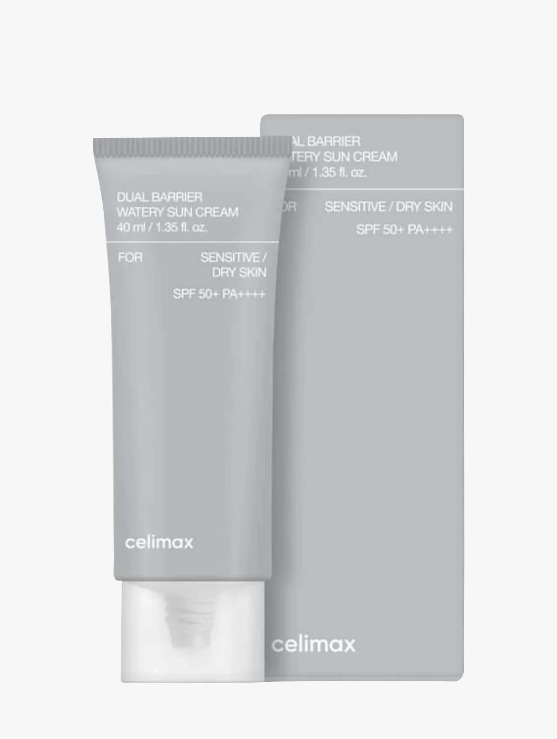Celimax Dual Barrier Watery Sun Cream ľahký hydratačný opaľovací krém 40 ml