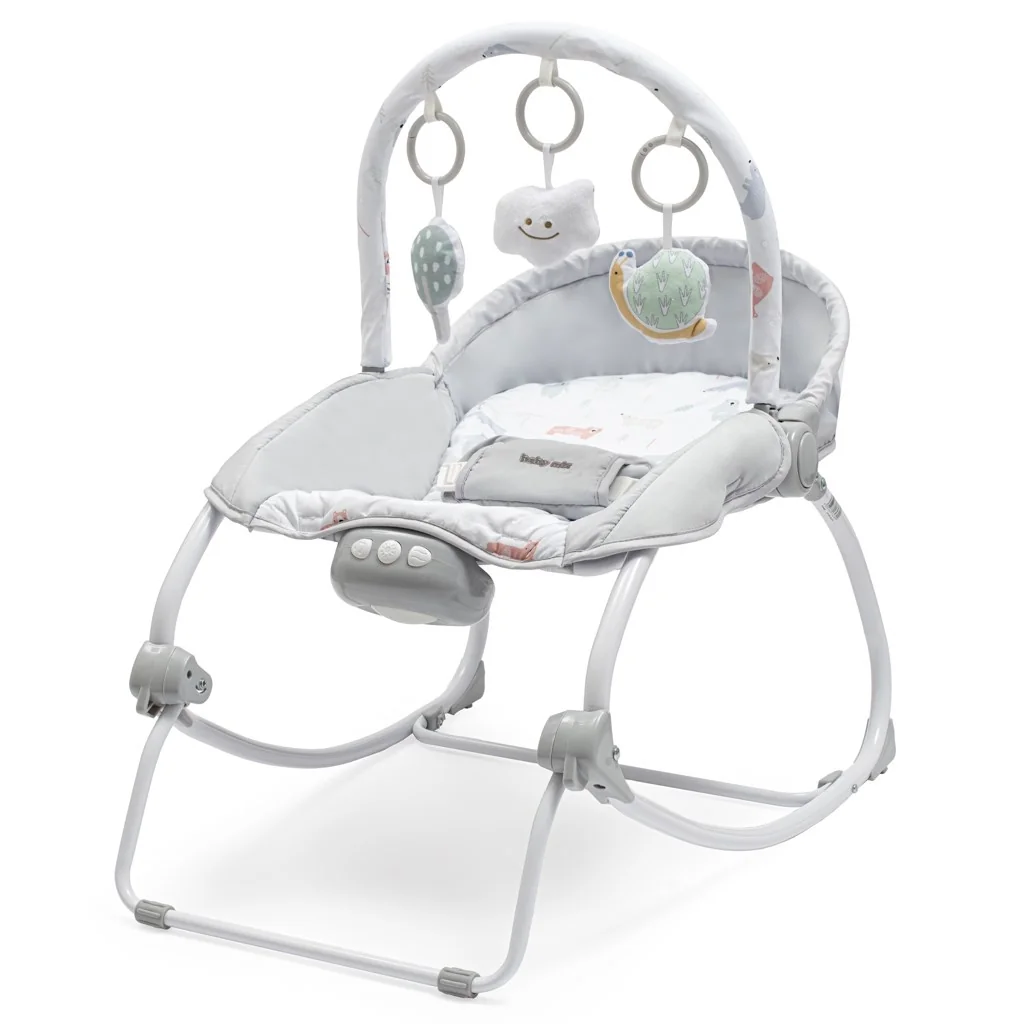 Multifunkčné hojdacie lehátko pre miminko Baby Mix slimák ,