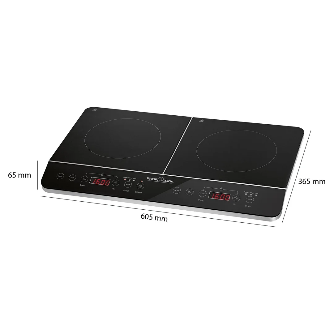 ProfiCook DKI 1067 indukčný dvojplatničkový varič 3500 W
