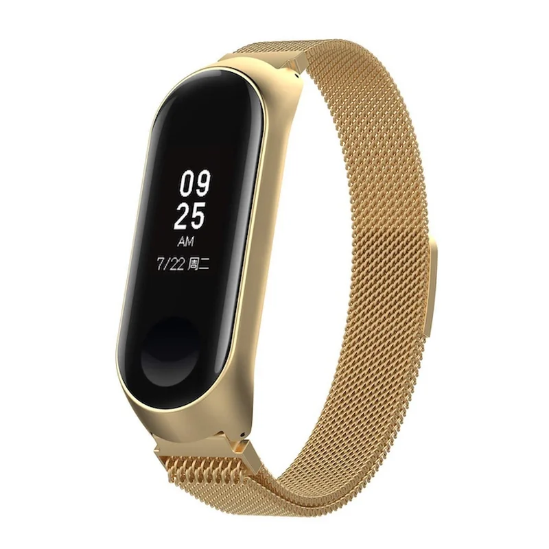 BStrap Milanese (Large) remienok na Xiaomi Mi Band 3/4 gold