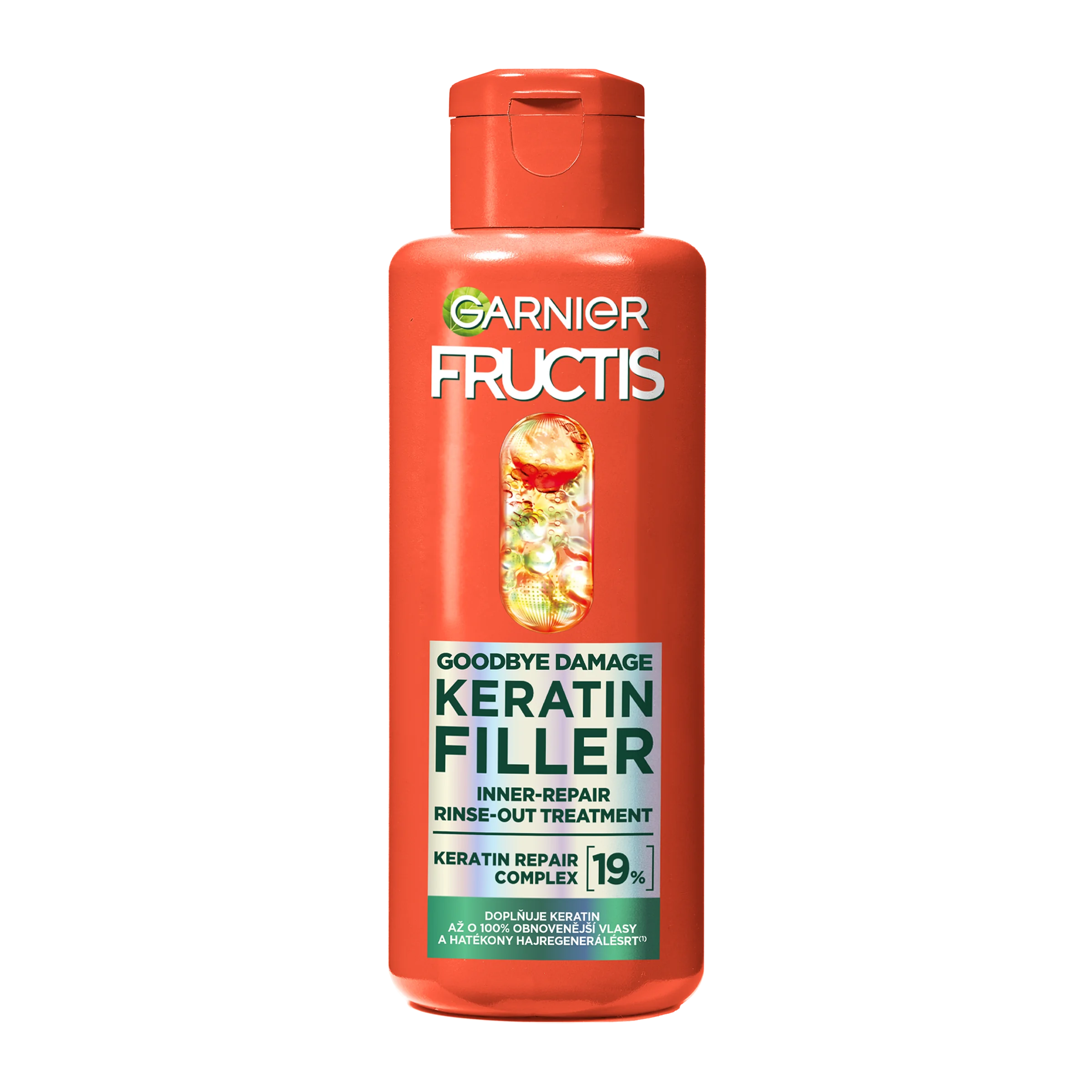 Garnier Fructis Goodbye Damage Keratin Filler 1×200 ml, oplachovacia starostlivosť na poškodené vlasy