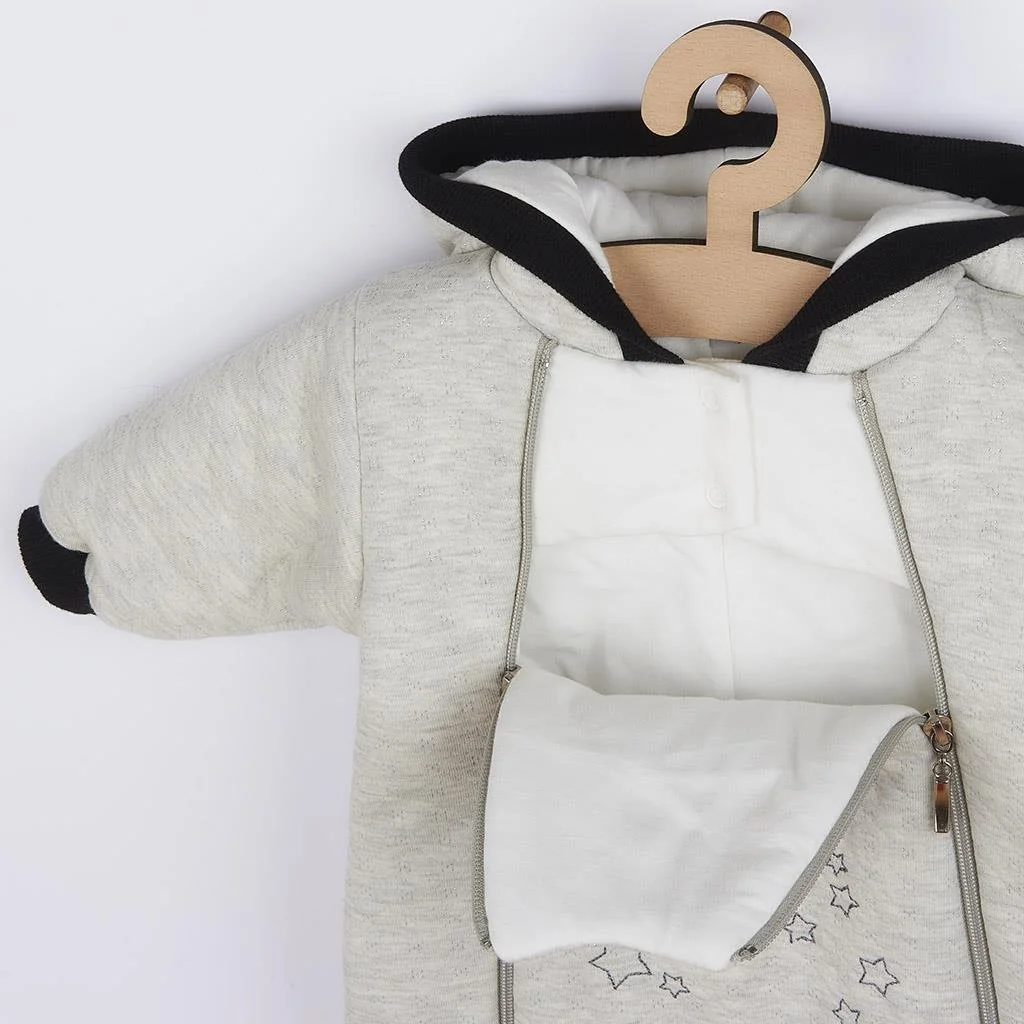Zimná dojčenská kombinéza s kapucňou Koala Star Vibes modrá 68