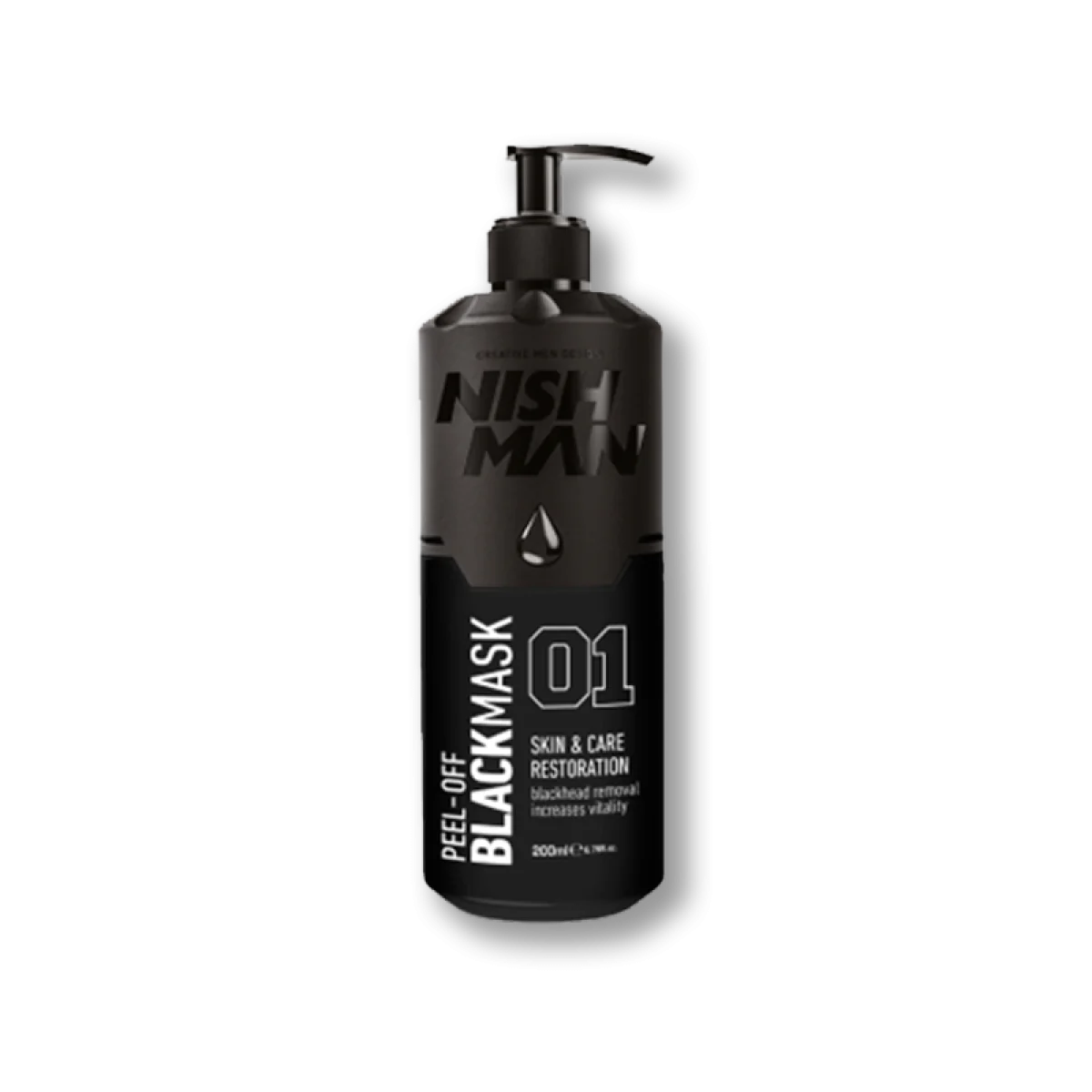 Čierna čistiaca maska Nishman Peel-off Mask Black 200ml