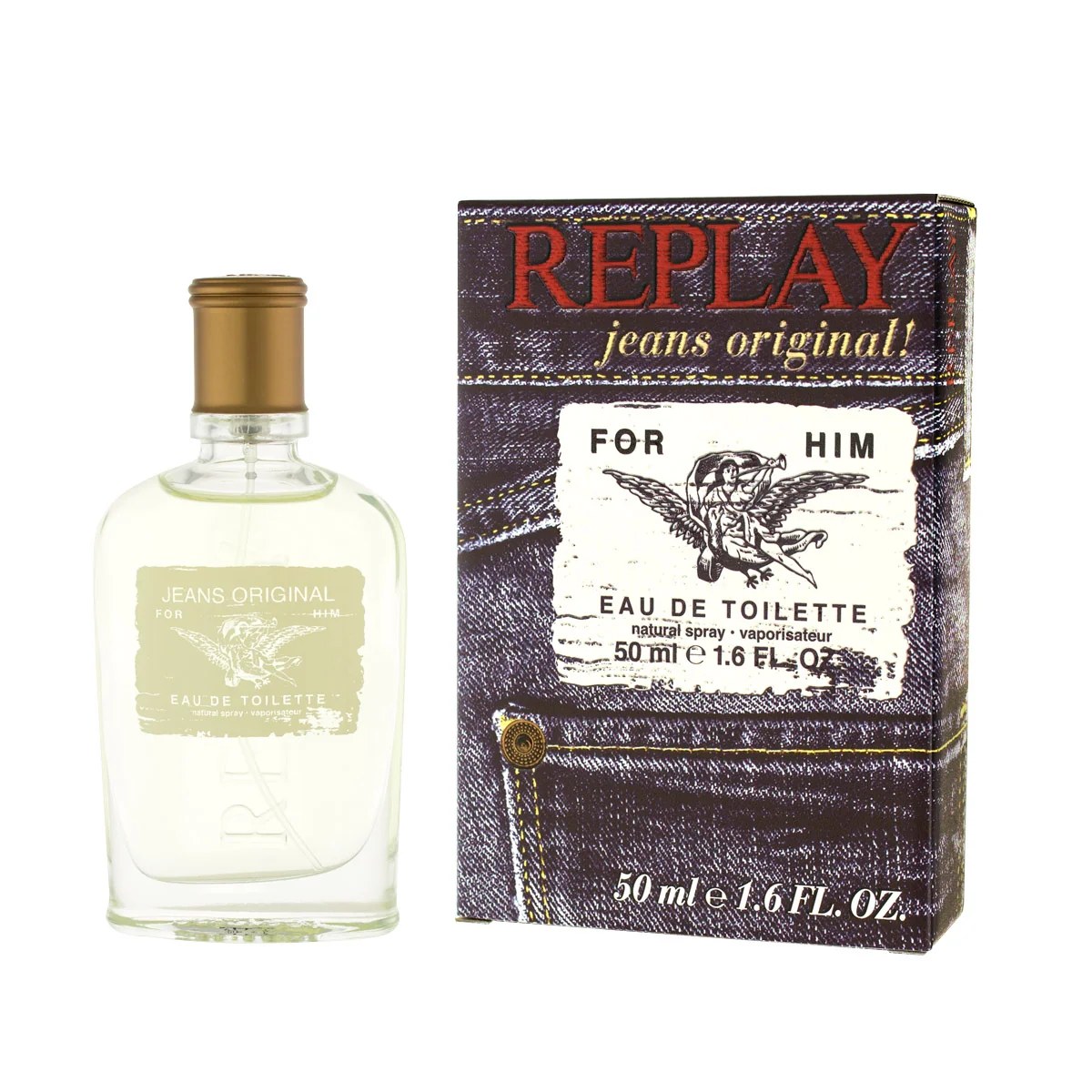Replay Jeans Original for Him EDT 50 ml M