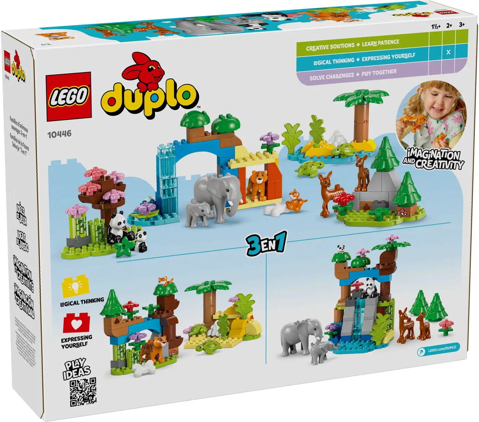 LEGO Rodinky divokých zvierat 3 v 1 10446