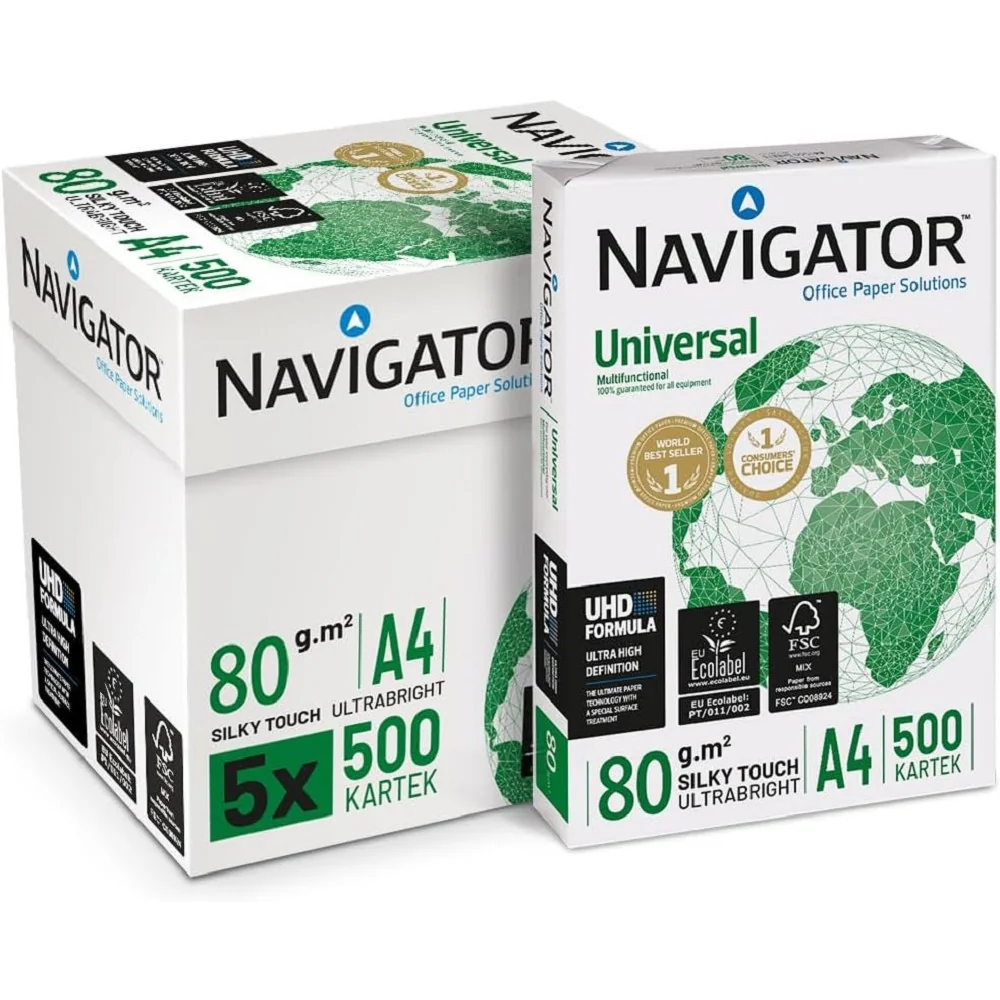 Universal - kancelársky papier A4, 80 g/m², 500 hárkov / 1 kartón