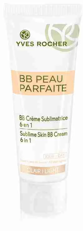 Yves Rocher BB krém pre dokonalú pleť odtieň Light 6 v 1 1×50 ml, hydratačný krém na pleť