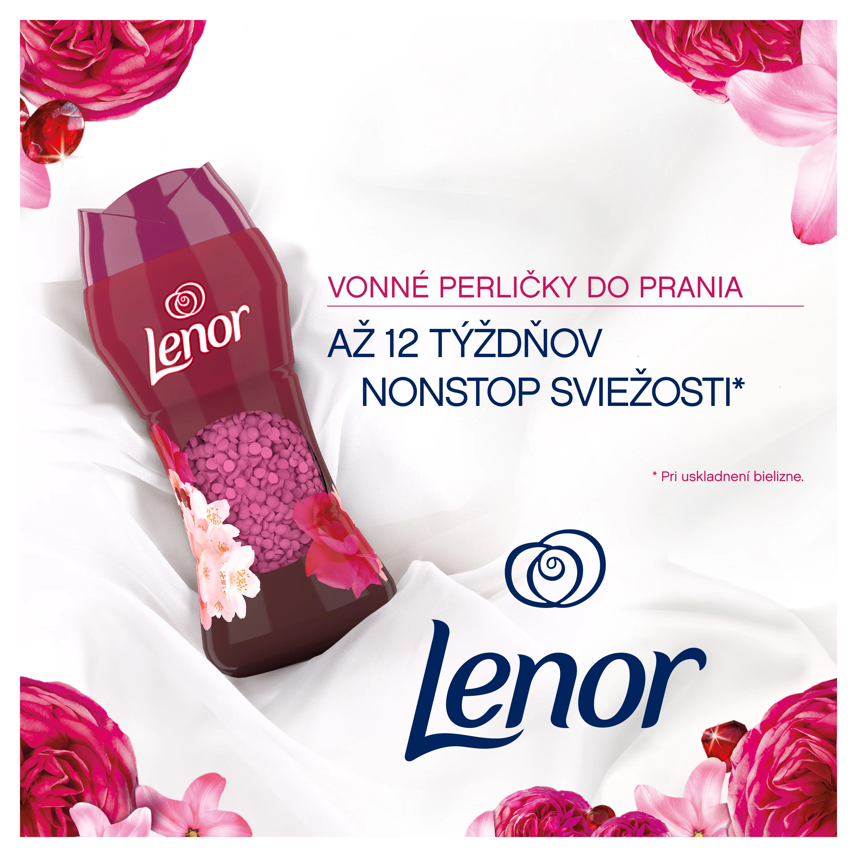 Lenor Ruby Jasmine perličky do prania 195 g