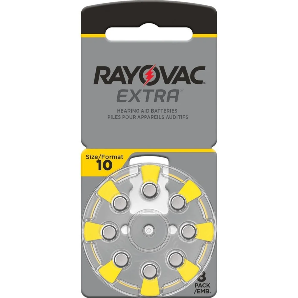 2x Rayovac Batérie do naslúchatka Royavac 10, PR70-Rayovac