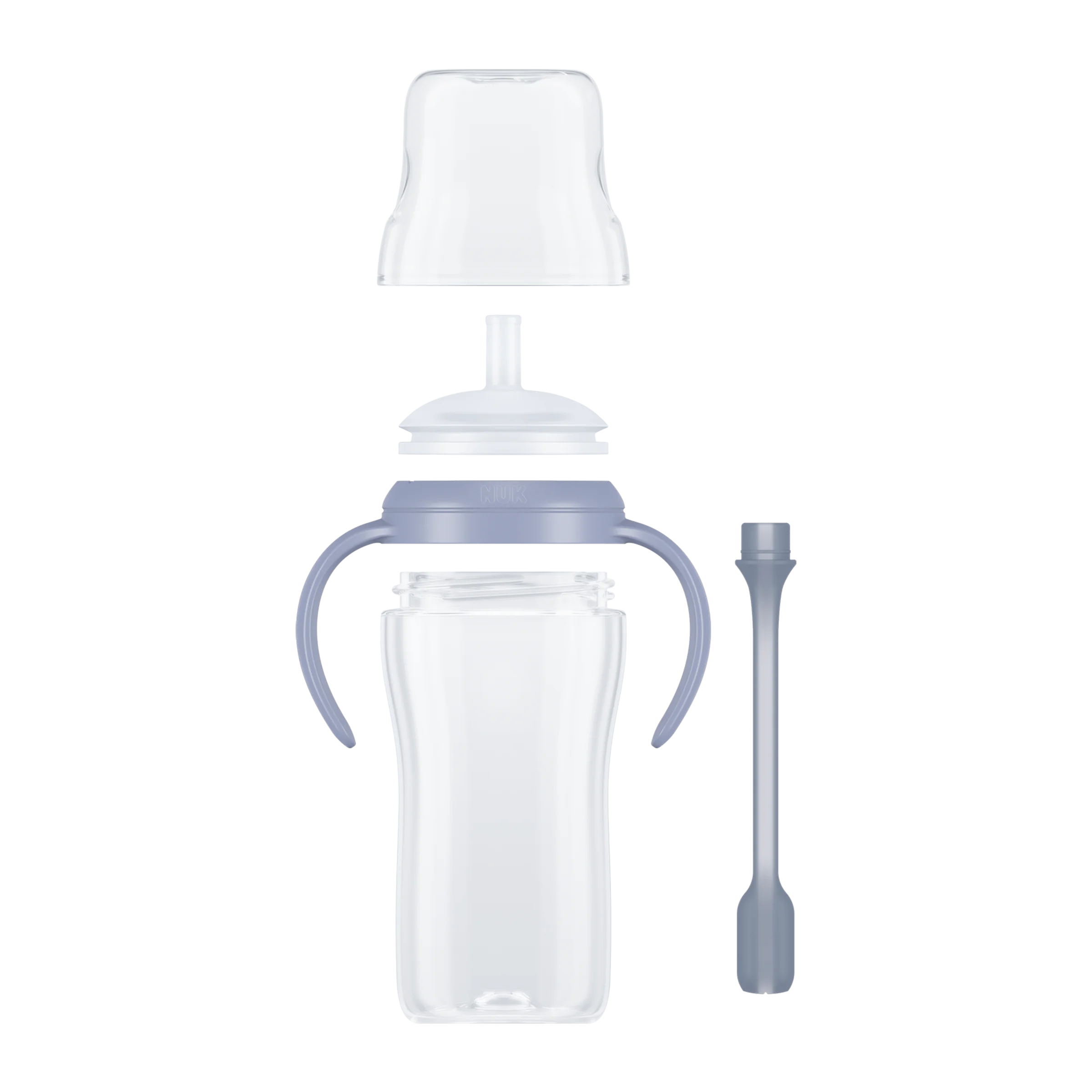 NUK flaša na uč. Perfect Match slamka PENGU 260 ml 1 ks