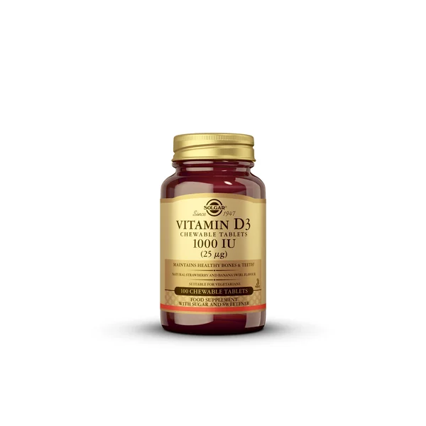 Solgar Vitamín D3 1000 IU 1×100 tbl, výživový doplnok