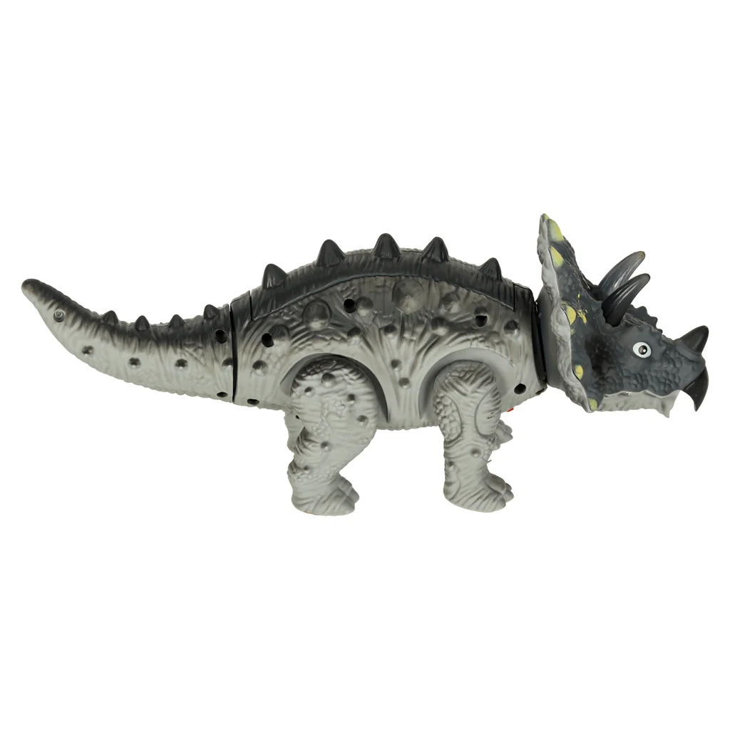 Dinosaurus RC Triceratops na diaľkové ovládanie chodí svieti revú
