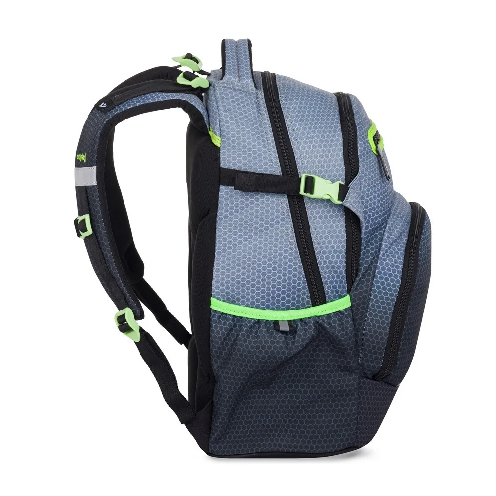 Školský batoh OXY OMBRE Grey Sivý, ergonomický