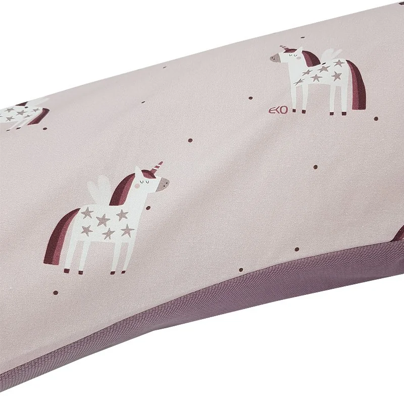 Vankúš na dojčenie velvet Unicorn 180cm