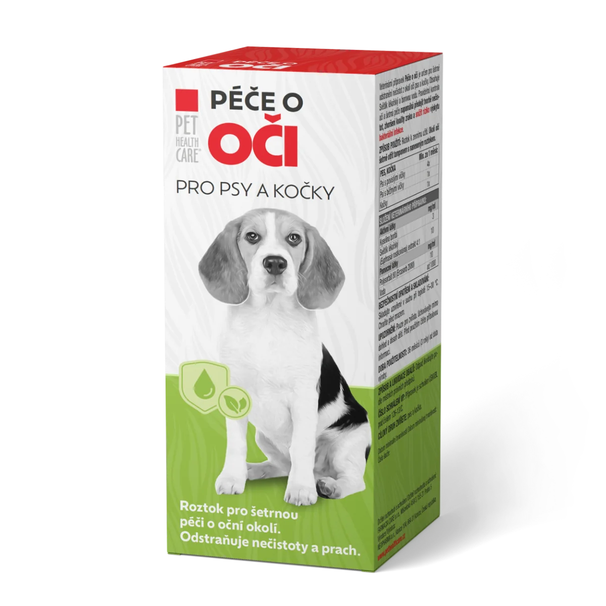 PET HEALTH CARE Starostlivosť o oči 1×100 ml, roztok pre psov a mačky